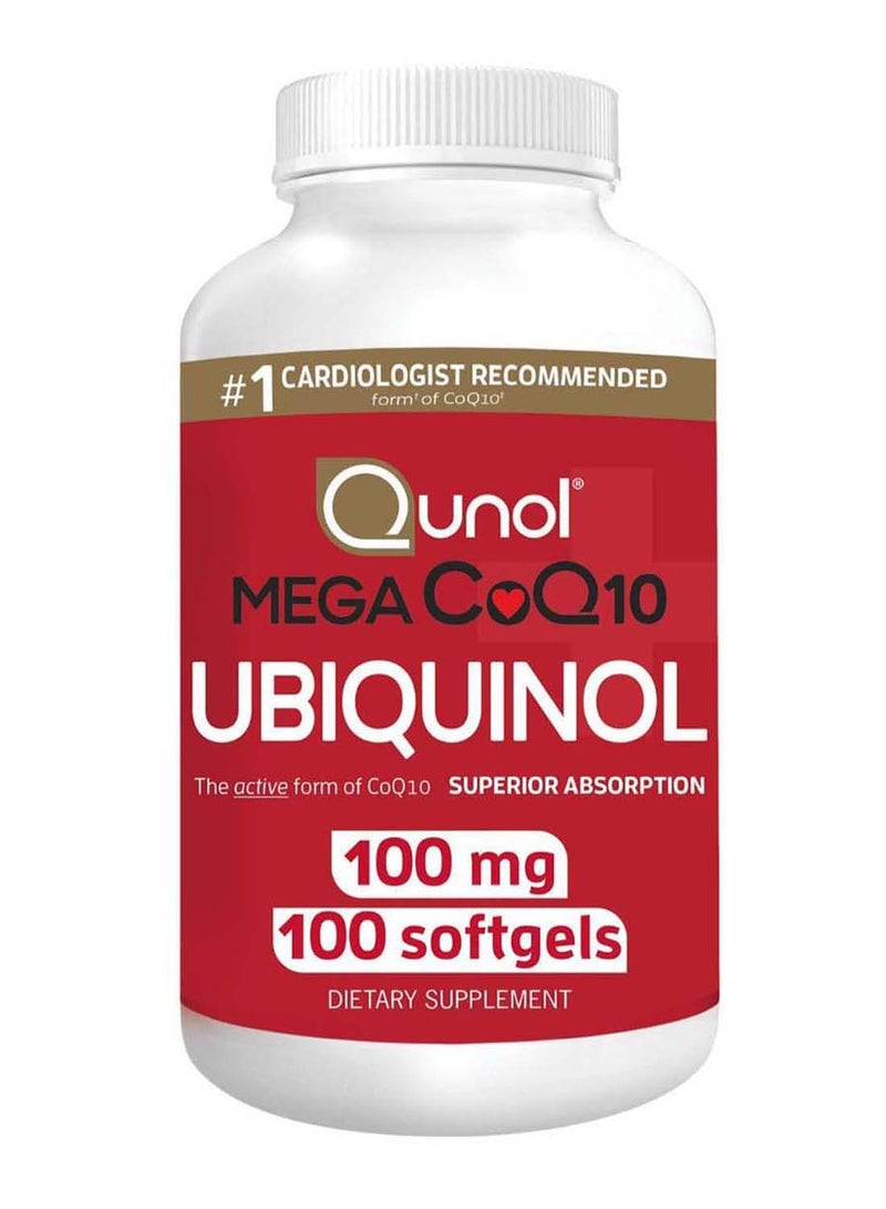 Qunol Coq10 Ubiquinol - 100 Softgel - Image 1
