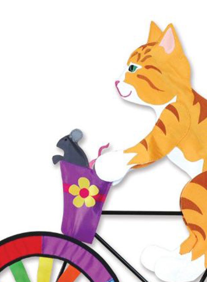 Premier Kites Kitty With Bicycle Wind Spinner  - Image 2