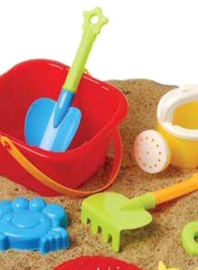 U.S. Toy 8-Piece Beach Bucket Sand Castle Play Set - Image 2