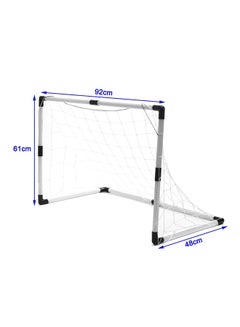 Generic Set Of 2 Kids Soccer Mini Goals With Ball And Pump 61x92x48cm 61x92x48cm  - Image 5