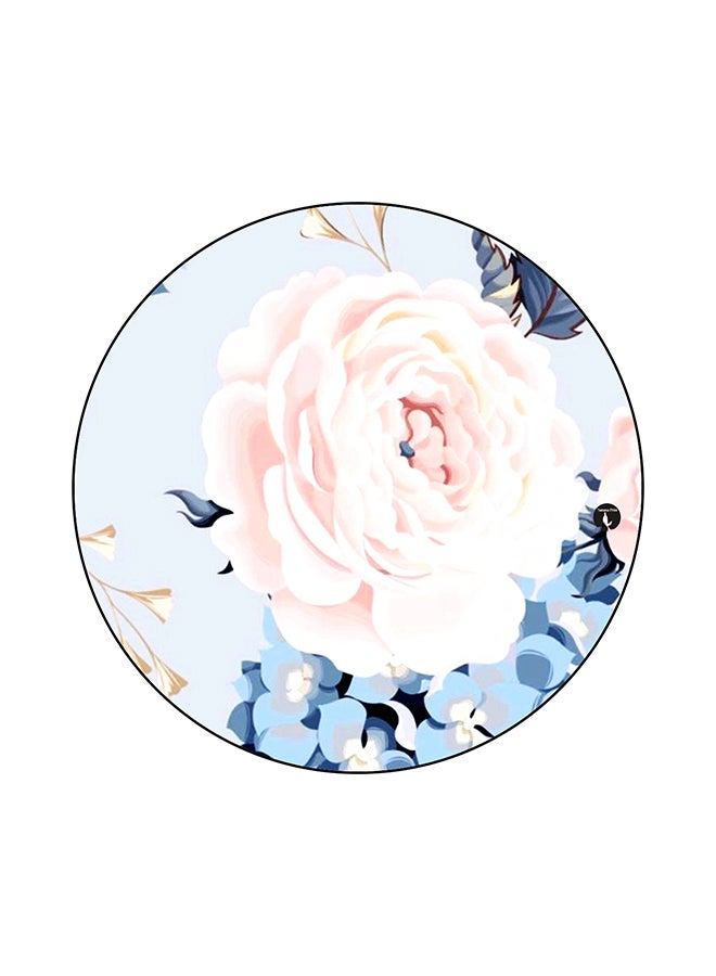 BP A Flower Printed Mouse Pad Blue