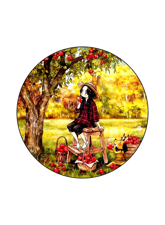 BP A Girl Printed Mouse Pad Multicolour