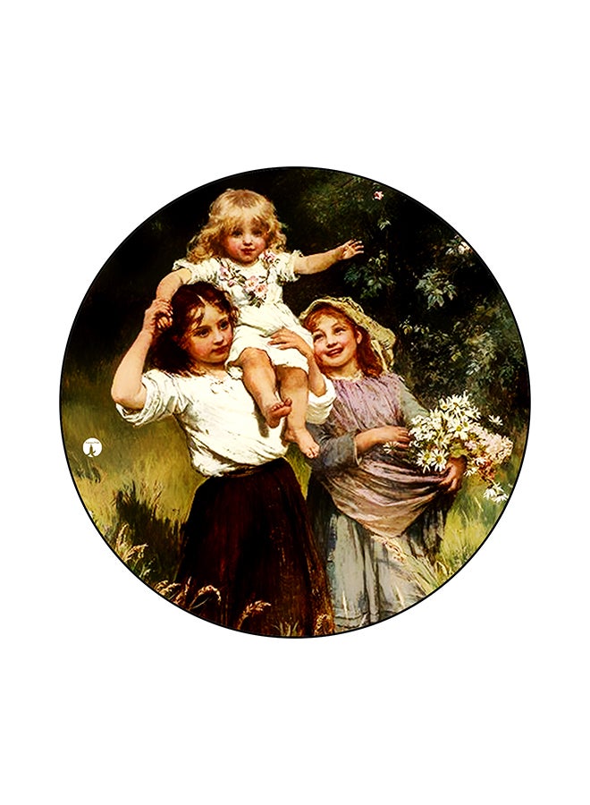 BP Vintage Art Printed Mouse Pad Multicolour