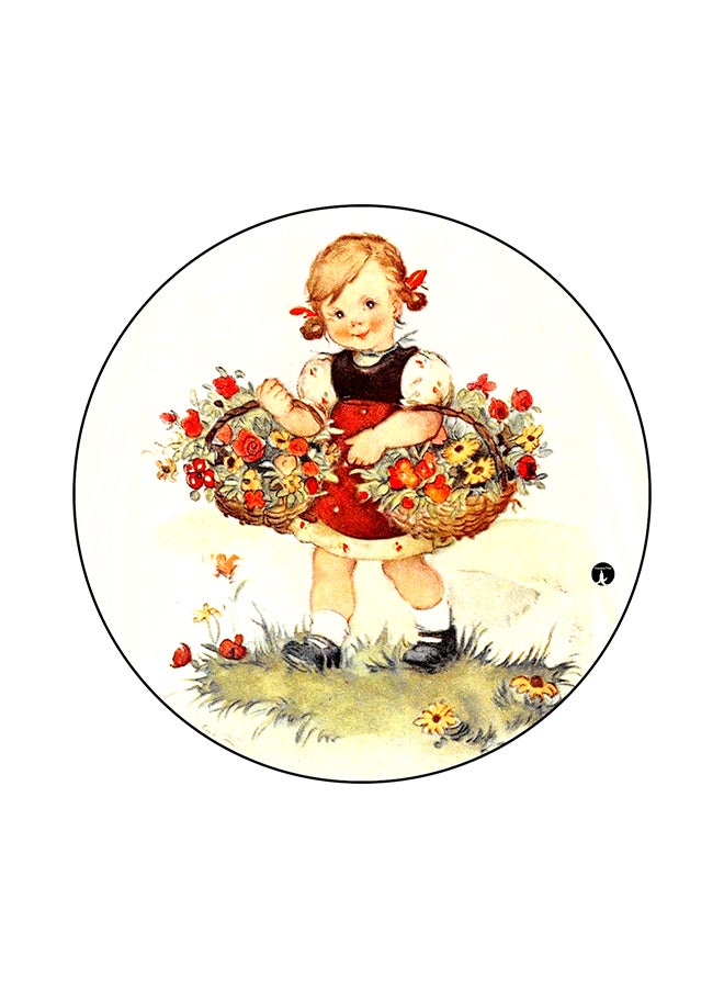 بي بي لوحة ماوس برسمة فتاة متعدد الألوان