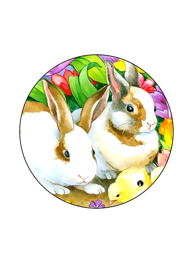 BP Rabbits Printed Mouse Pad Multicolour