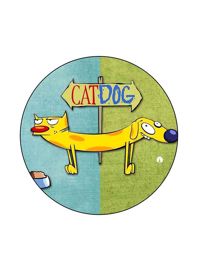 BP Catdog Printed Mouse Pad Multicolour