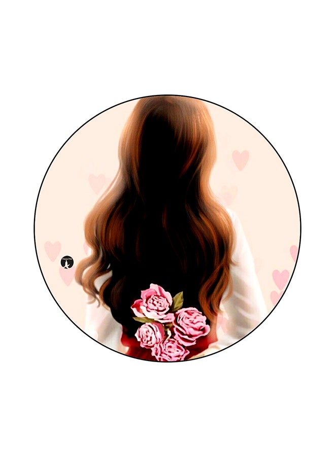 BP A Woman Printed Mouse Pad Multicolour