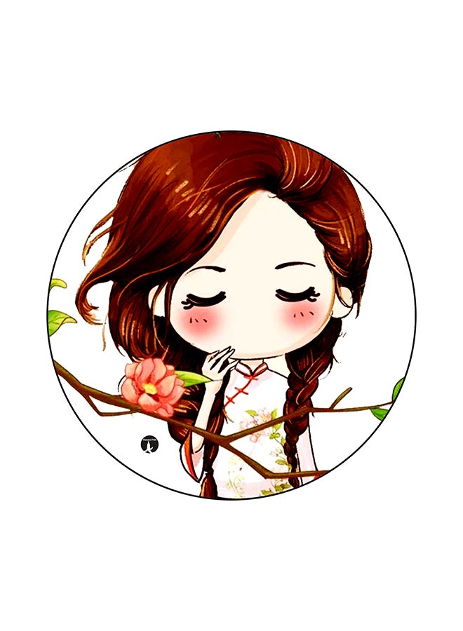 BP A Girl Printed Mouse Pad Multicolour