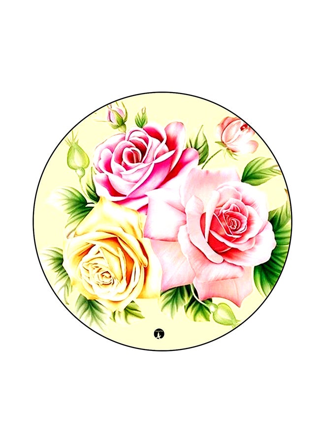 بي بي لوحة ماوس مزينة بنقشة الزهور متعدد الألوان