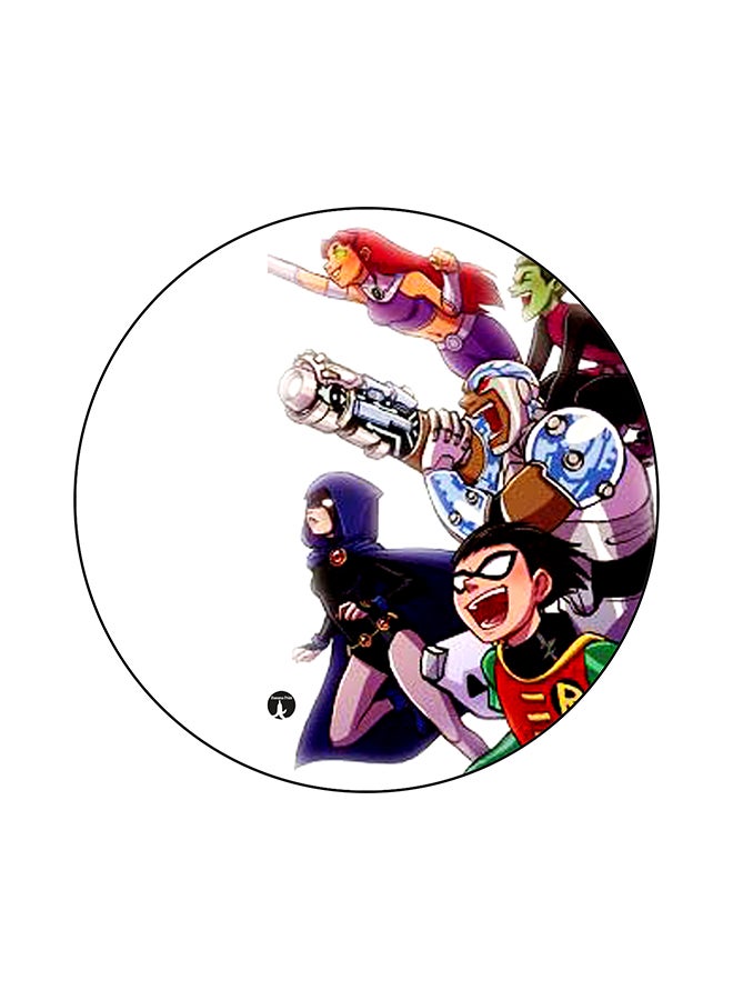 بي بي لوحة ماوس بطبعة مسلسل الرسوم المتحركة Teen Titans متعدد الألوان