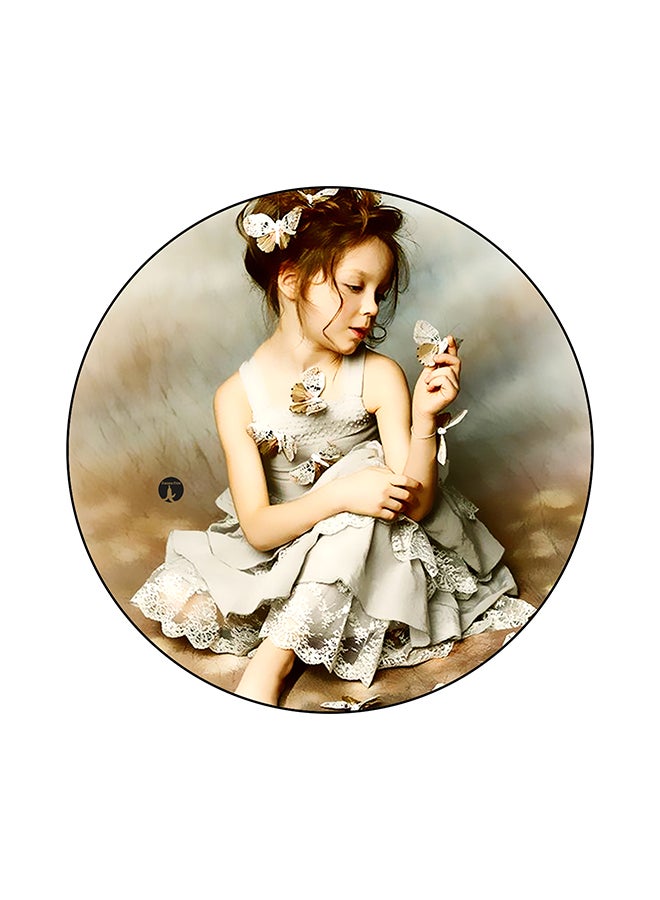 BP A Girl Printed Mouse Pad Multicolour