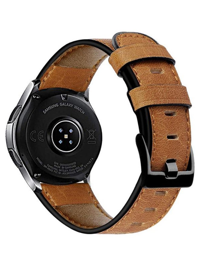 Fankalo Replacement Watch Band For Huawei Watch GT/GT 2 46mm Brown/Black  - Image 2