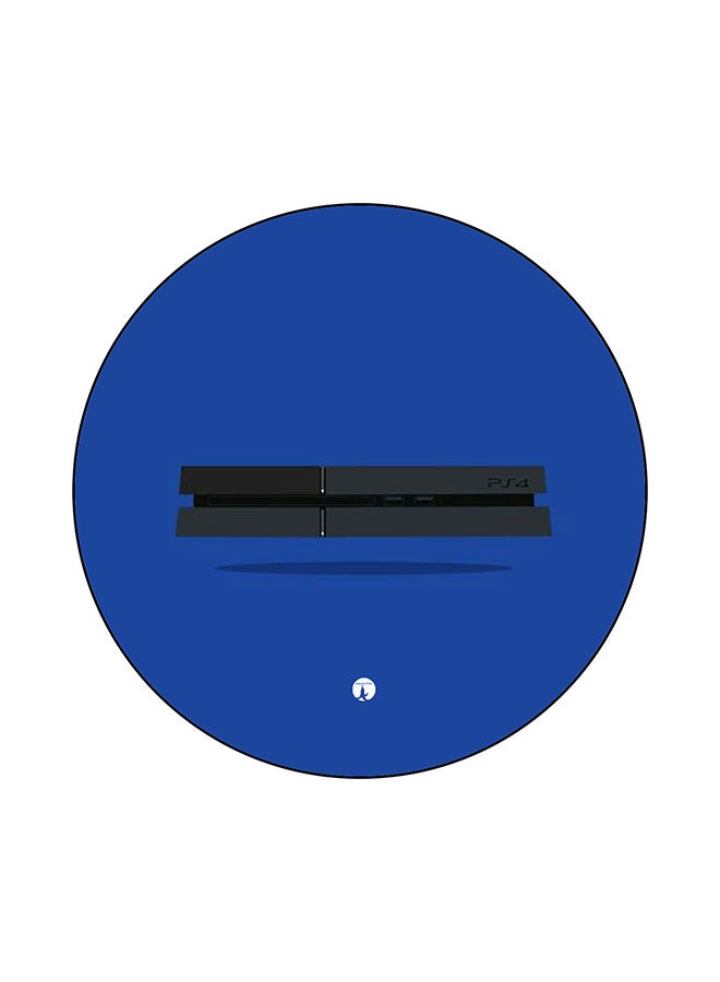 BP Anti-Slip Printed Mouse Pad Blue/Black