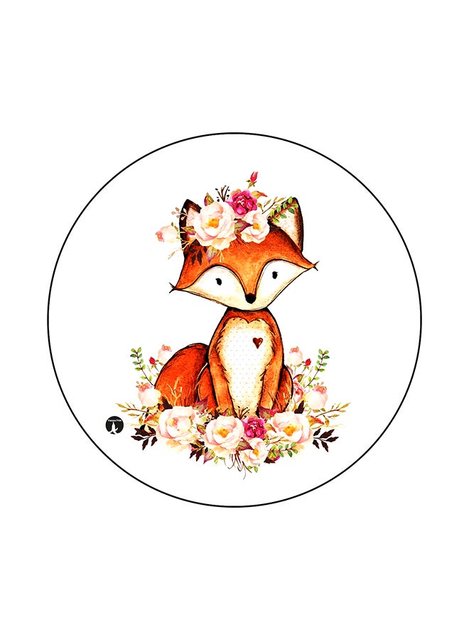 BP A Fox Printed Mouse Pad Multicolour