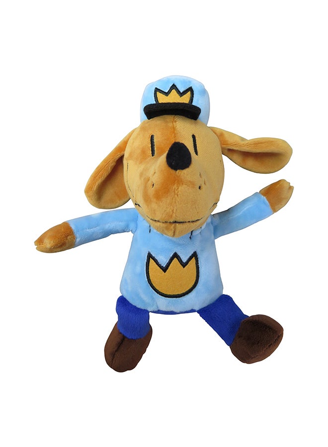 MerryMakers Man Plush Dog Toy 5 x 5.5 x 9.5inch - Image 1