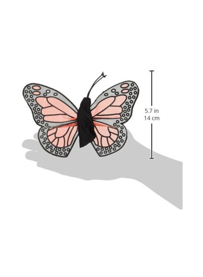 Folkmanis - Mini Monarch Butterfly Finger Puppet Toy 10.2x7.6x7.6cm - Image 1