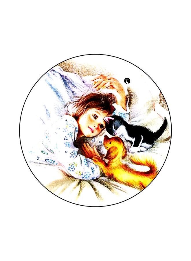 BP Vintage Art Printed Mouse Pad Multicolour