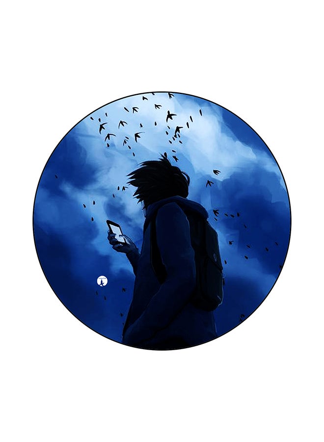 بي بي لوحة ماوس مطبوع عليها صورة ولد أزرق/أسود/أبيض