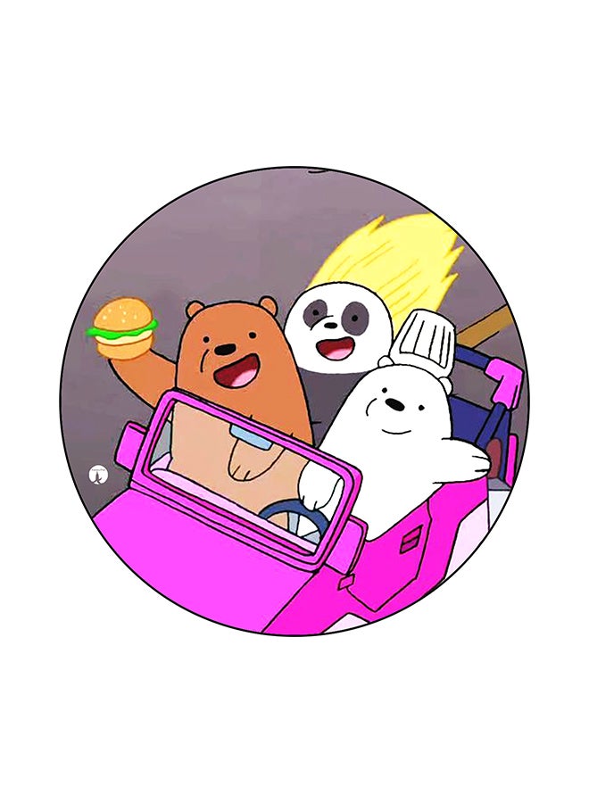 BP We Bare Bears Printed Mouse Pad multicolour