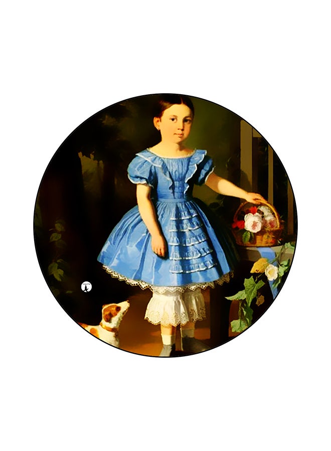 Vintage Art Printed Mouse Pad multicolour