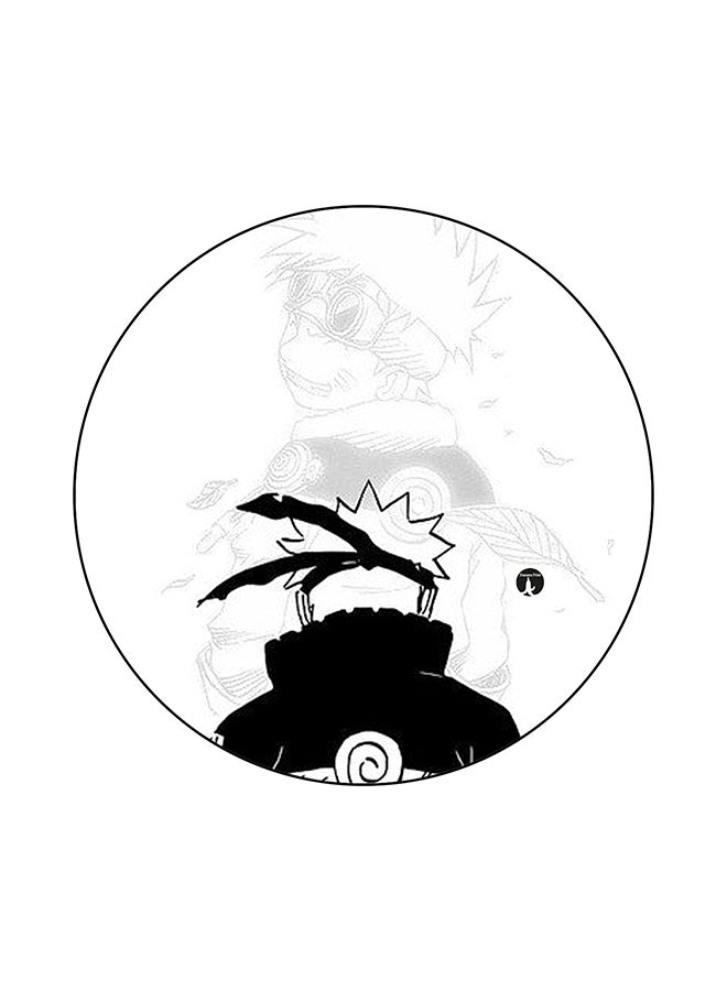 BP The Anime Naruto Printed Mouse Pad Black/White