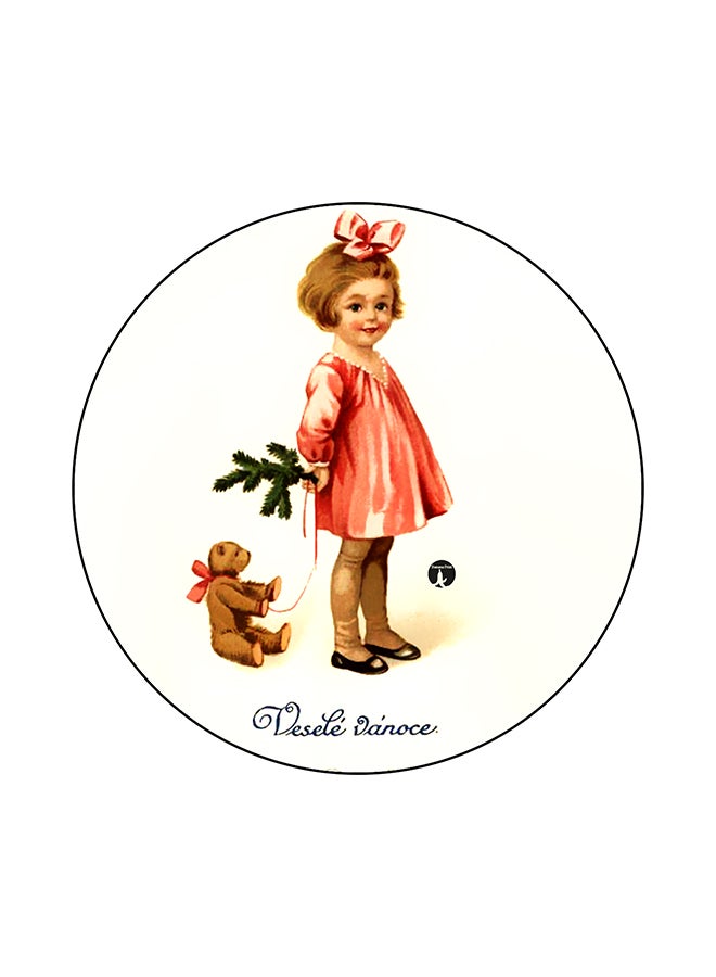 A Girl Printed Mouse Pad Multicolour