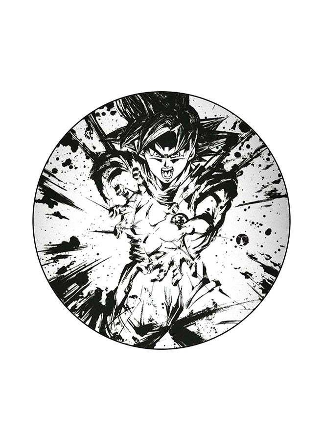 BP The Anime Dragon Ball Printed Mouse Pad White/Black