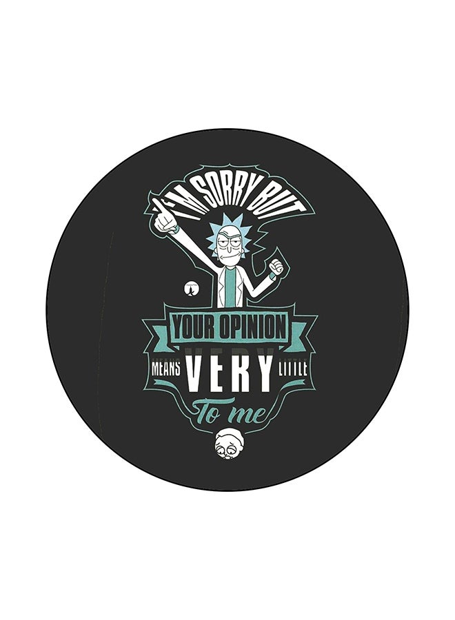 بي بي لوح ماوس بطبعة من مسلسل "Rick And Morty" متعدد الألوان