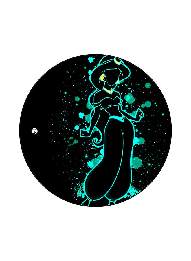 BP Disney Jasmine Printed Mouse Pad Green/Black