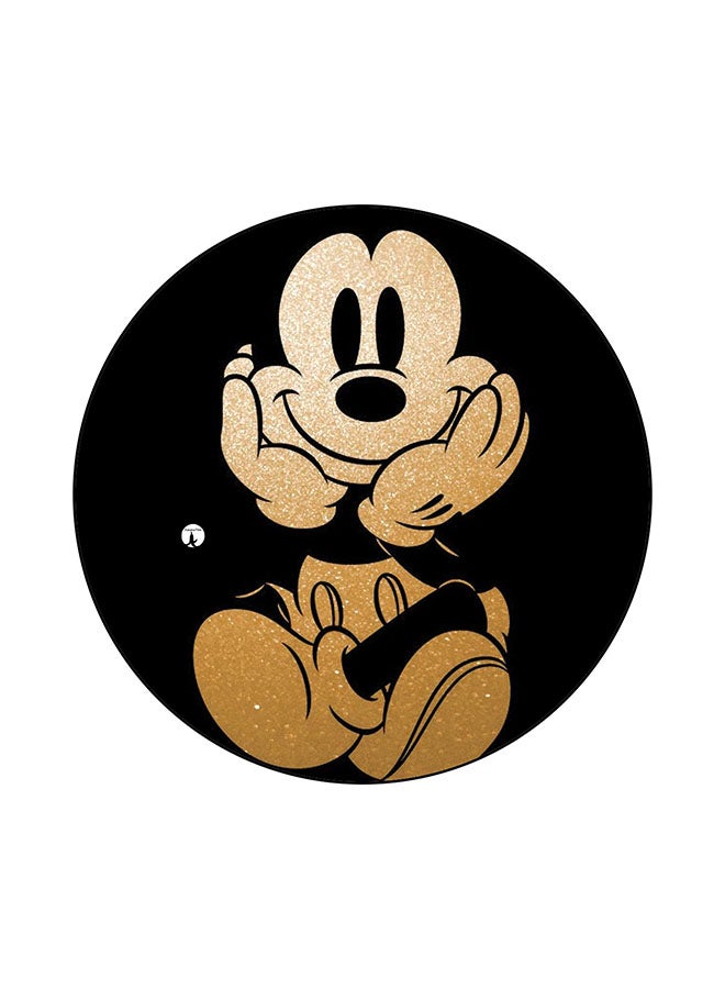 BP Disney Mickey Mouse Printed Mouse Pad Black/Brown 
