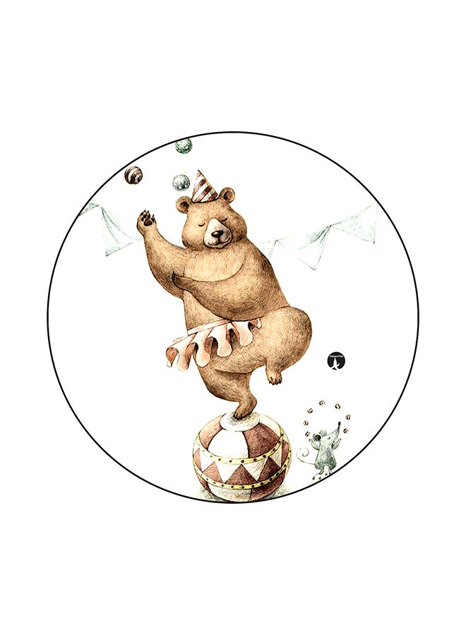 BP Bear Printed Mouse Pad multicolour