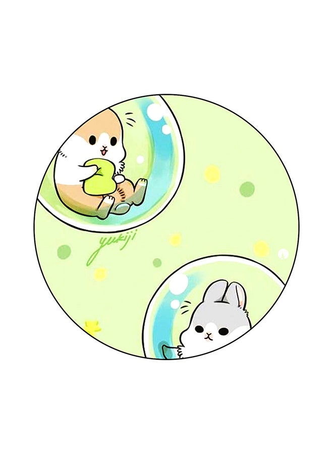 BP Rabbits Printed Mouse Pad Multicolour