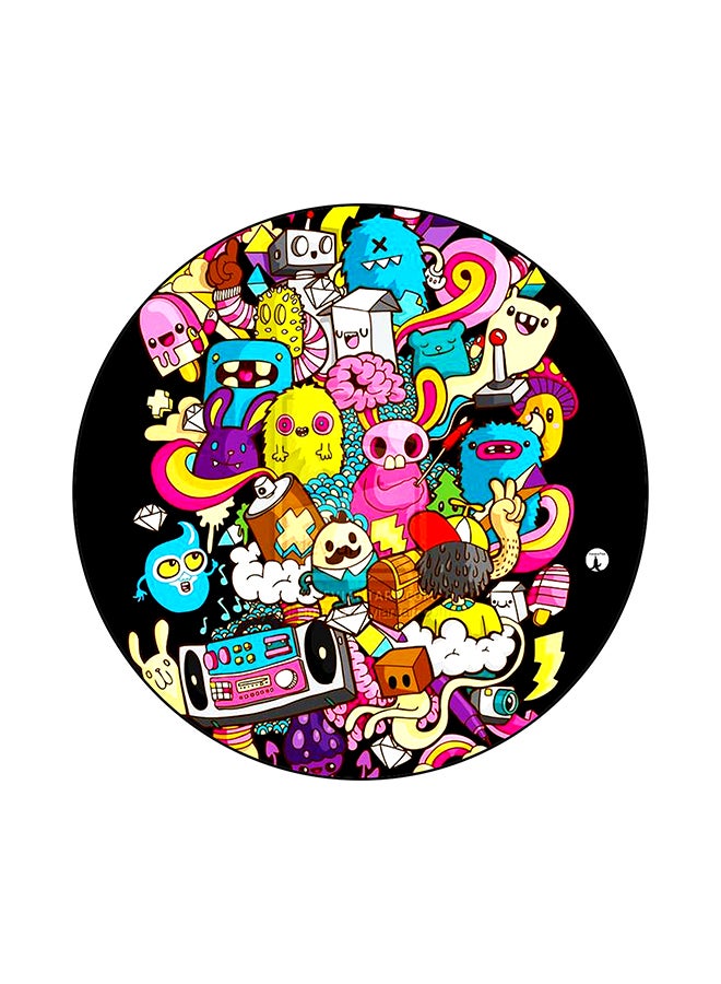 Monsters Printed Mouse Pad Multicolour