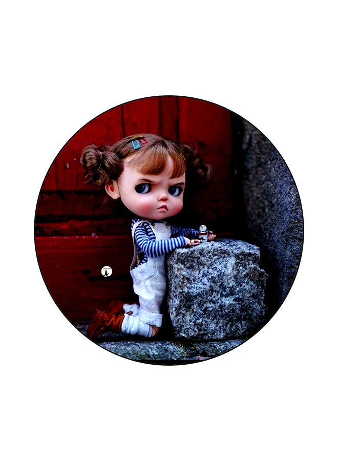 BP A Girl Printed Mouse Pad Multicolour