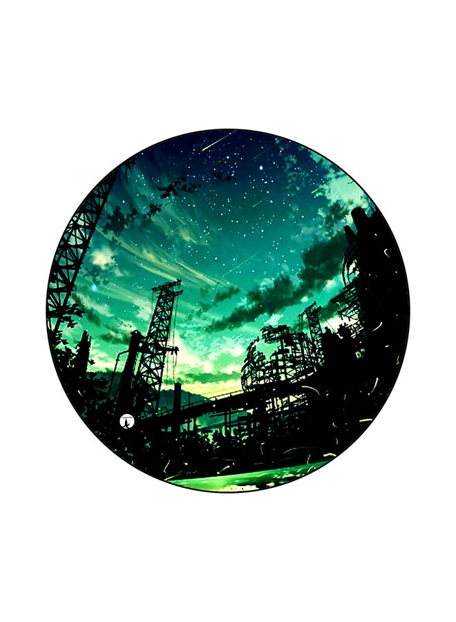 BP A City Printed Mouse Pad Black/Green