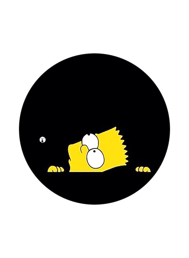 BP The Simpsons Printed Mouse Pad Black/Yellow