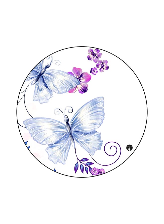 Butterflies Printed Mouse Pad multicolour