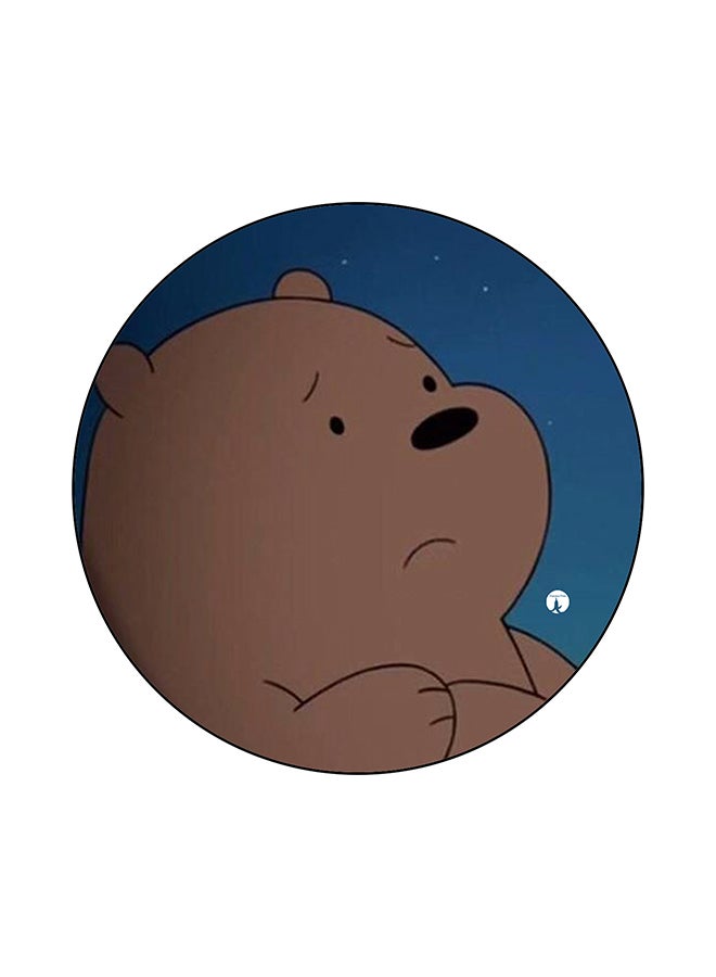 BP We Bare Bears Printed Mouse Pad Brown/Blue