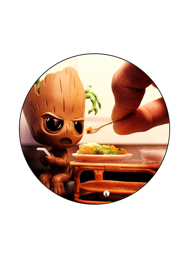 بي بي لوح ماوس بطبعة شخصية جروت متعدد الألوان