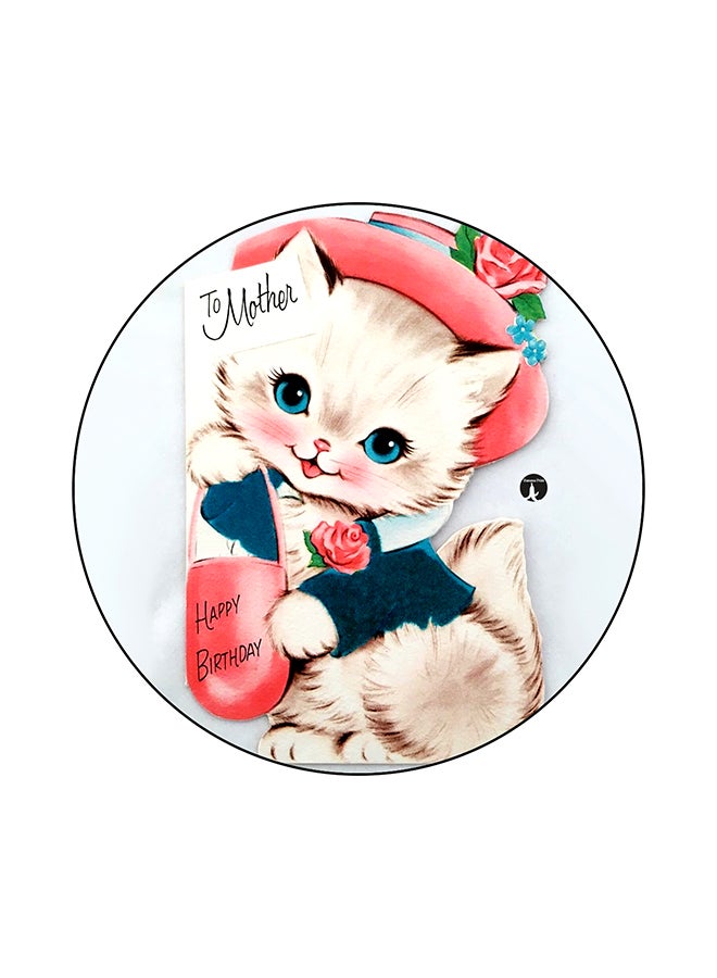 BP A Cat Printed Mouse Pad Multicolour