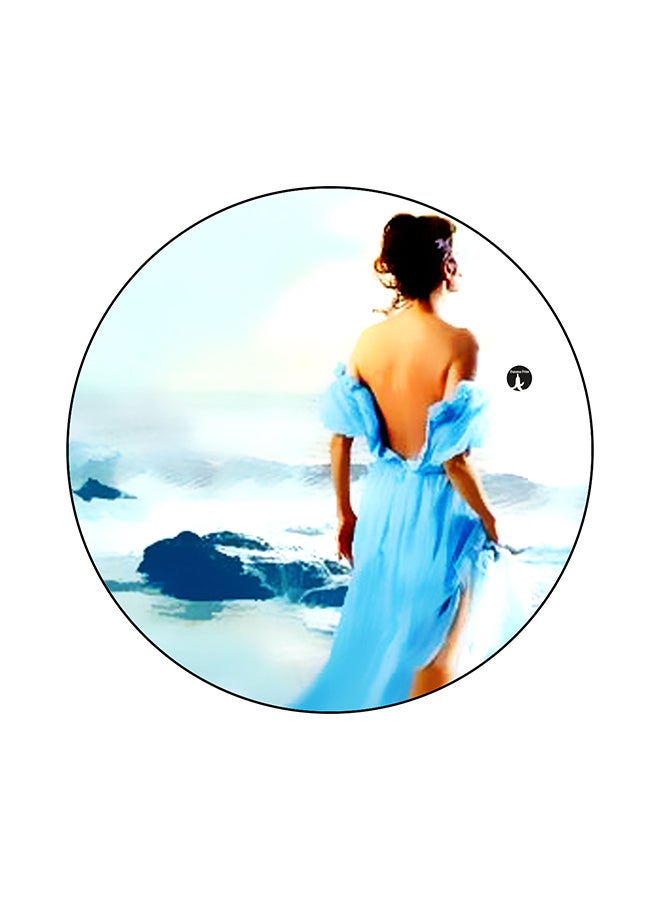 BP A Woman Printed Mouse Pad Multicolour