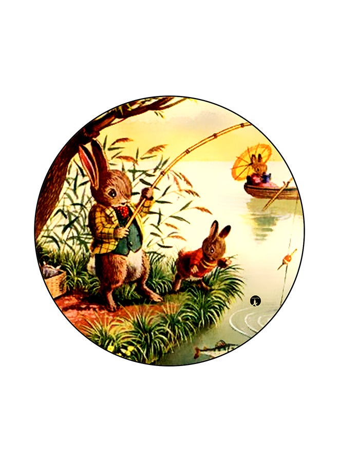 بي بي لوح ماوس بطبعة أرانب متعدد الألوان