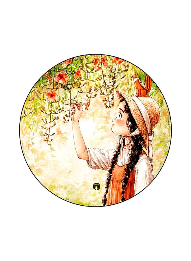 BP A Girl Printed Mouse Pad multicolour