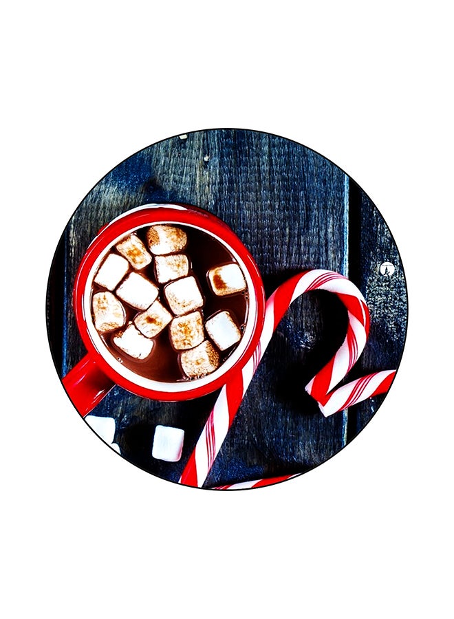 لوح ماوس بطبعة طعام متعدد الألوان