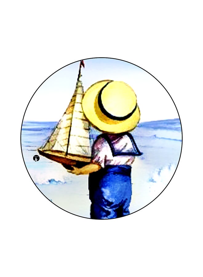 BP Vintage Art Printed Mouse Pad Multicolour