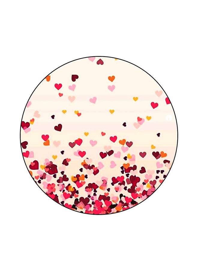 BP Hearts Printed Mouse Pad Multicolour