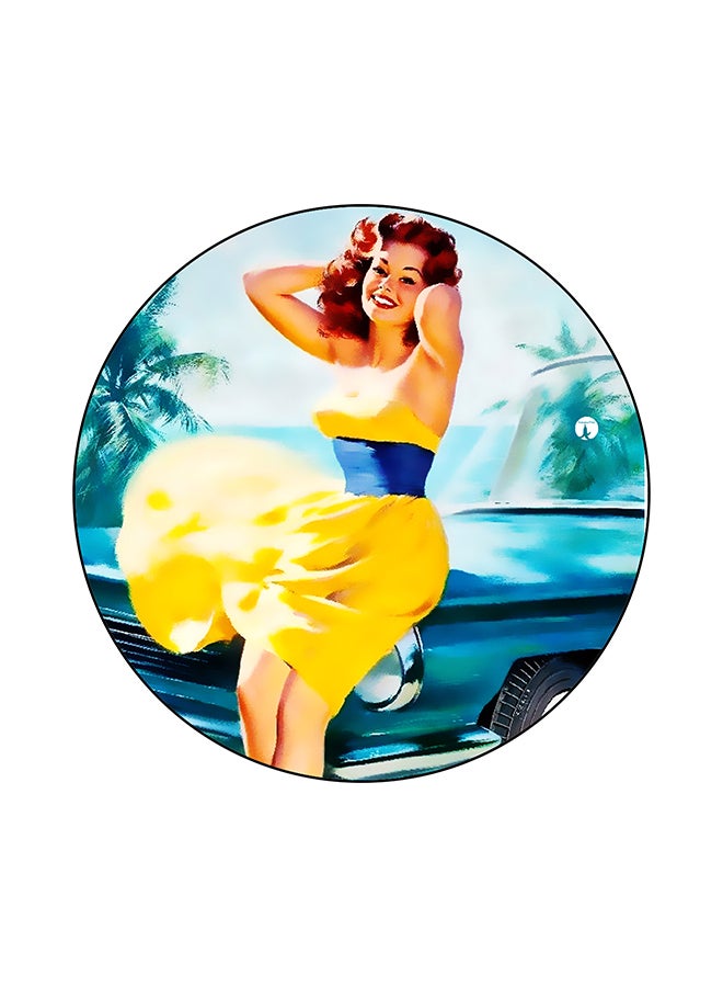 لوحة ماوس بتصميم كلاسيكي فينتيدج متعدد الألوان