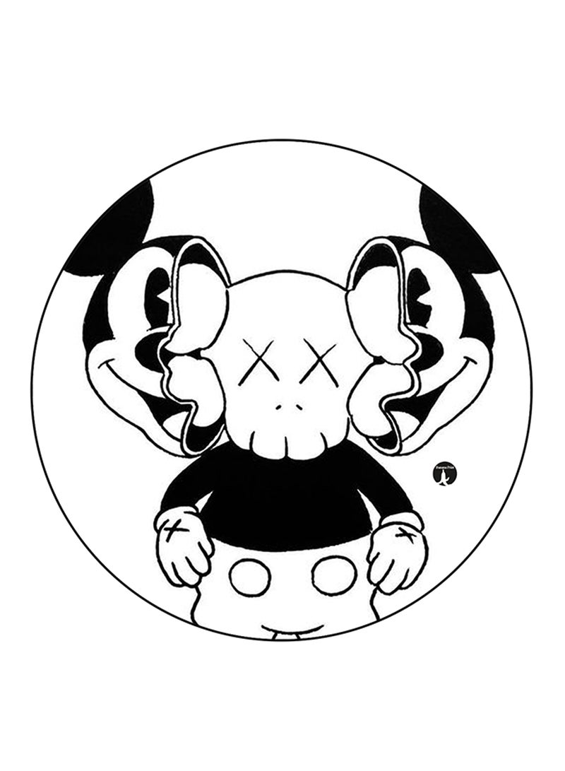 BP Disney Character Printed Pin White/Black - Image 1