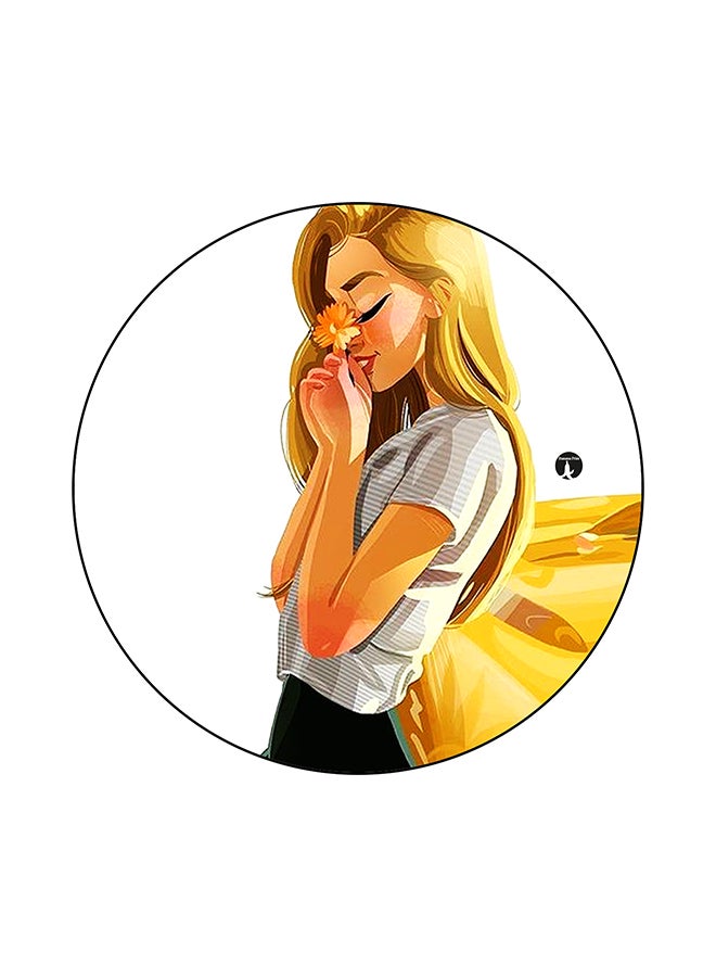 BP A Girl Printed Mouse Pad Multicolour