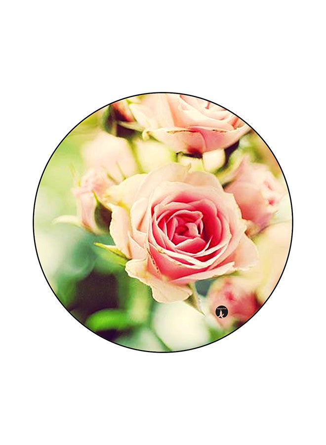 لوحة ماوس برسمة زهور متعدد الألوان